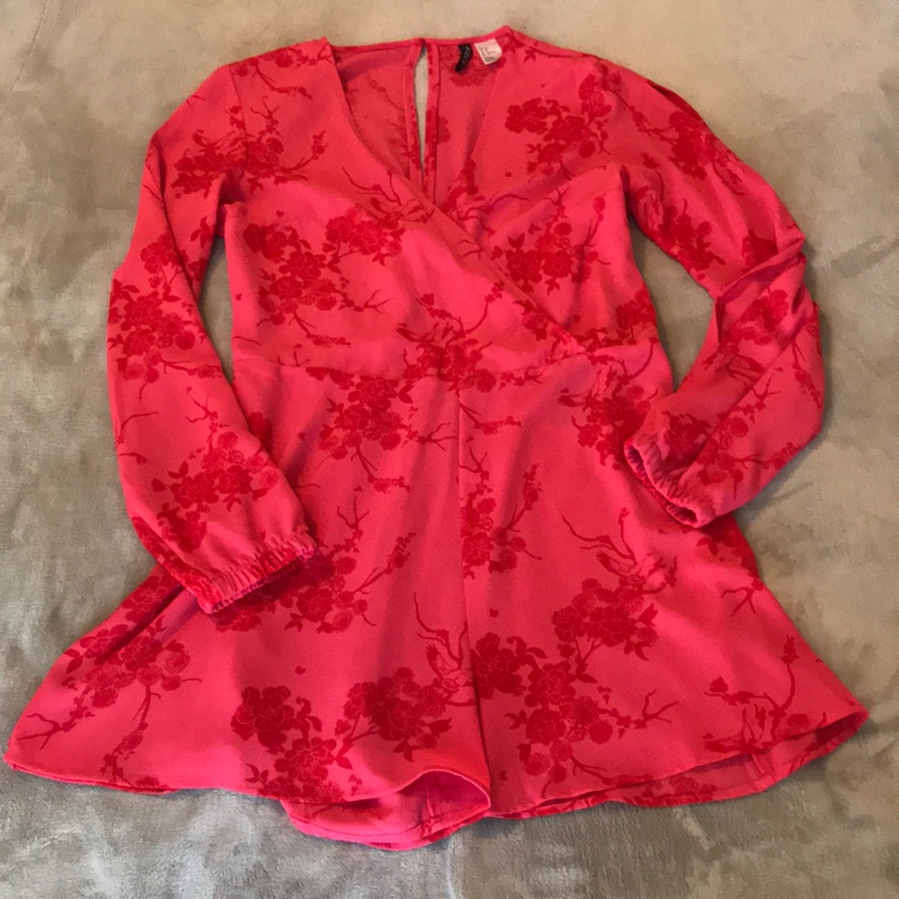 Pretty in Pink Floral Romper